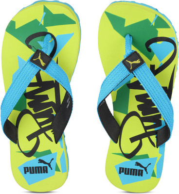 

Puma Boys & Girls Slip On Slipper Flip Flop(Yellow