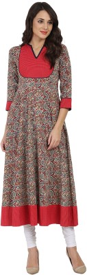 Nayo Women Printed A-line Kurta(Multicolor)