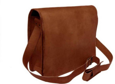 

SV Traders 14 inch Laptop Messenger Bag(Brown)