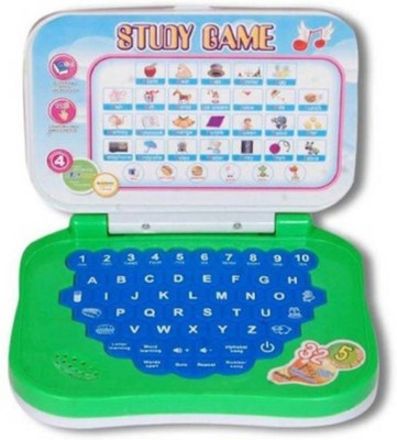 

K Dudes Smart Educational ABC and 123 Learning Kids Laptop Colours- Green & Blue (Shipped Randomly) Dudes-10(Multicolor)