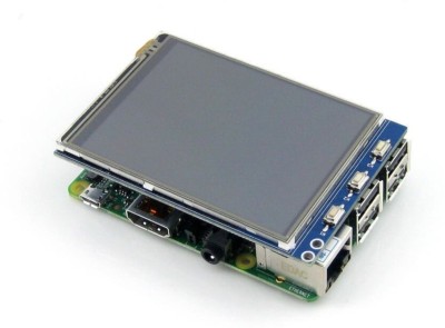 

Robodo Waveshare Raspberry Pi LCD Display Module 3.2inch TFT Resistive Touch Screen Panel SPI Interface(Multicolor)