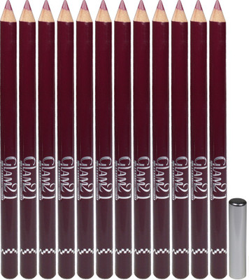 

Glam 21 Red Wine Eye & Lip Liner Pack Of 12(Wine)