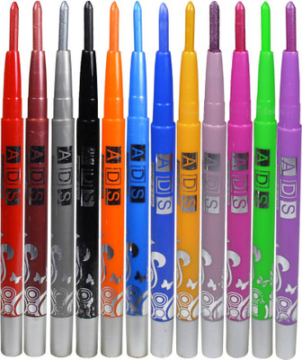 

ADS Eye & Lip Liner Pack Of 12(Multicolor)