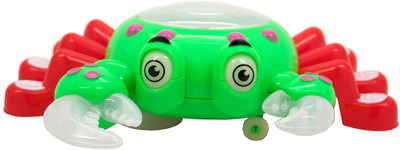 

TALKING GANESHA Big Crab Musical Early Development toy with MOVING EYES, dazzling lights and music bump and go (multicolor)(Multicolor)