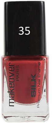 

Makeover Professional Nail Paint Red Brown-35 Red Brown-35