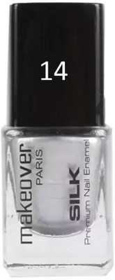 

Makeover Professional Nail Paint Hot Silk Silver-14 Hot Silk Silver-14