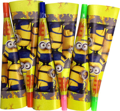 

Funcart Minions Paper Horn Party Blowouts(Pack of 6)