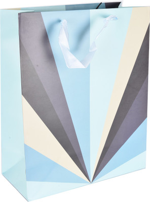 

Enwraps Printed Party Bag(Blue, Pack of 12)