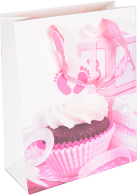 

Enwraps Printed Party Bag(Pink, Pack of 12)