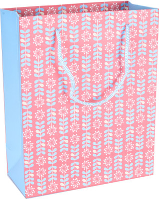 

Enwraps Printed Party Bag(Pink, Blue, Pack of 12)