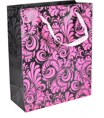 

Enwraps Printed Party Bag(Pink, Pack of 12)