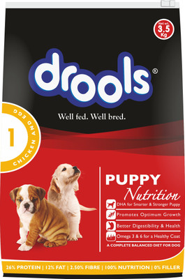 

Drools Puppy Chicken, Egg 3.5 kg Dry Dog Food