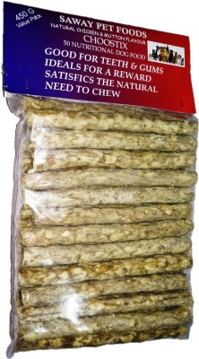 SAWAY Raw Hide Healthy Munchy Stick Natural Flavor (450g) Beef Dog Treat(450 g)