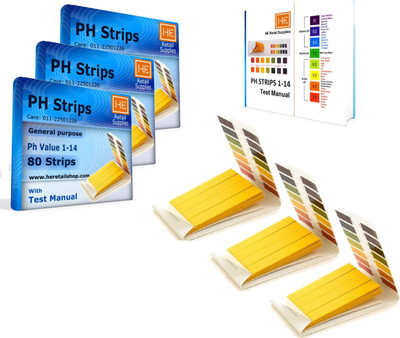 He Retail Supplies HE_503_1717_phstrips_240_3pc Ph Test Strip(1 - 14) available at flipkart for Rs.320