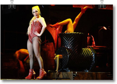 

Akhuratha Lady Gaga Fine Quality Wall Poster Paper Print(12 inch X 18 inch, Rolled)
