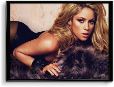 

Akhuratha Shakira Fine Quality Wall Poster Paper Print(12 inch X 18 inch, Rolled)