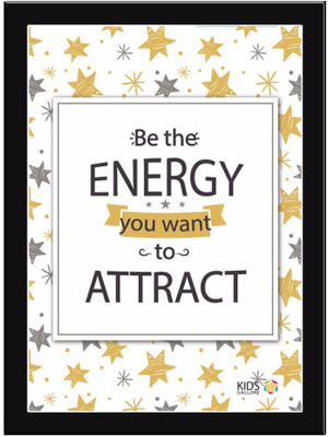 

Be The Energy Paper Print(11.69 inch X 8.27 inch, Framed)