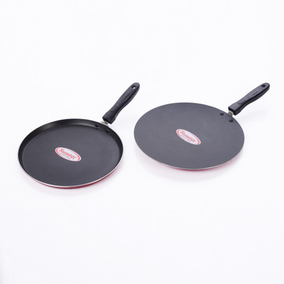 

Sumeet Tawa 28 cm diameter(Aluminium, Non-stick), Red
