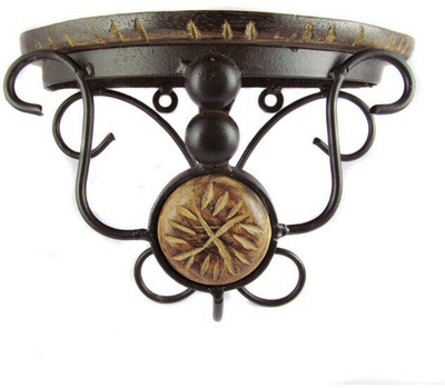 

Ruby Perl Decorative Showpiece - 9 cm(Iron, Wooden, Multicolor)