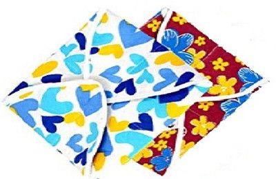 Snowpearl Printed Roti Square Flap Cover(Multicolor, 2)