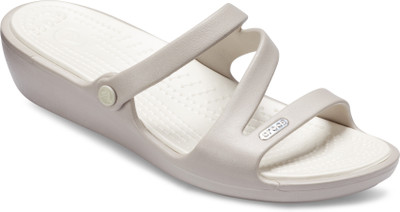 

Crocs Women Silver Wedges