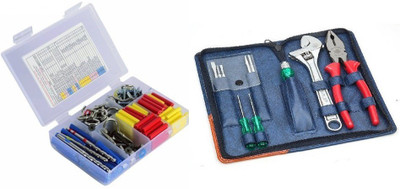 

Taparia Taparia 1005 Universal Tool Kit +Sturdy Do It Yourself Kit-For Handyman Diy Kit-297 Pcs Offset Screwdriver Set, Multicolor