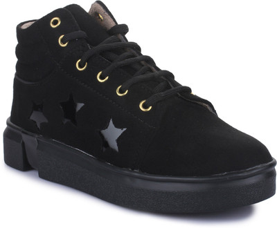 

Sapatos Sneakers For Women(Black, Sta-3016-black