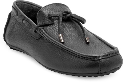 

Teakwood leather shoes Mocassin For Men(Black