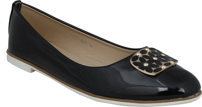 

KEG Women's Lifestyle Black Casual Shoes Bellies For Women(Black