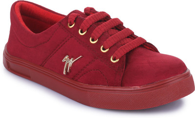

Sapatos Sneakers For Women(Maroon, St-3018-marron