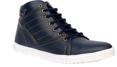 

AK traders I shoes blue color ankle shoes Casuals For Men(Blue