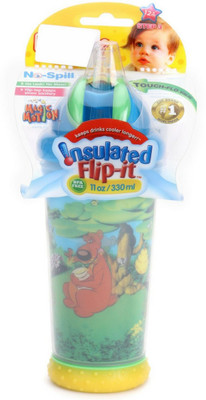 

Nuby Insulated Magic Motion Flip It Sipper(Multicolor)