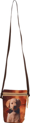 

Bagaholics Girls Casual Beige Silk Sling Bag