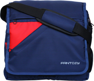 

Fantosy Men Casual Blue Polyester Sling Bag