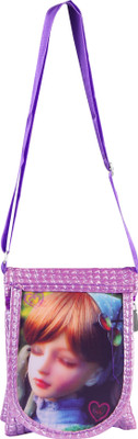 

Upshot Women Casual Pink PU Sling Bag