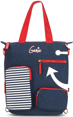 

Genie Girls Casual Blue Nylon Hand-held Bag