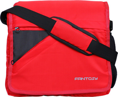 

Fantosy Men Casual Red Polyester Sling Bag