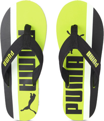 

Puma Robby Flip Flops, Pumablack-limepunch