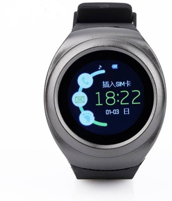 

MOBILE FIT samsu.ng P6800 Galaxy Tab 7.7 compatible smart watch Silver Smartwatch(Black Strap Free Size)