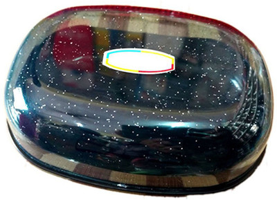 

Shoppernation Fancy Glitter Design Bathroom Soap Case Soap Dish (Multicolor)(Multicolor)