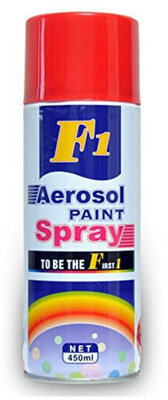 

F1 RED Spray Paint 450 ml(Pack of 1)