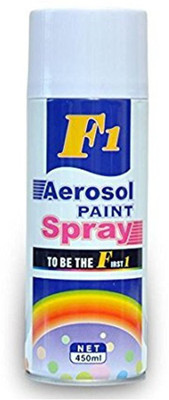 

F1 WHITE Spray Paint 450 ml(Pack of 1)