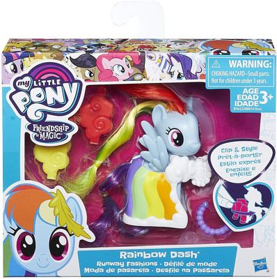 

My Little Pony Runway Fashions Set with Rainbow Dash - 18.4 cm(Multicolor)