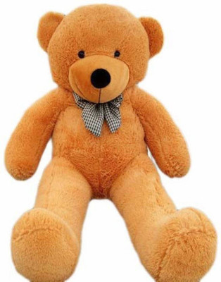 

Samayra Toys Cute Brown Teddy Bear with Bow 2.5 Feet - 76 cm(Brown)