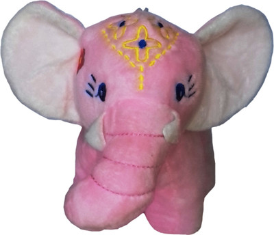 

kidoz kingdom PINK ELEPHANT SMALL SOFT TOY - 16 cm(Pink)