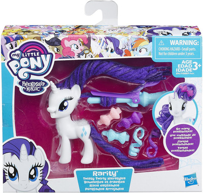 

My Little Pony Twisty Twirly Hairstyles Rarity - 19.7 cm(Multicolor)
