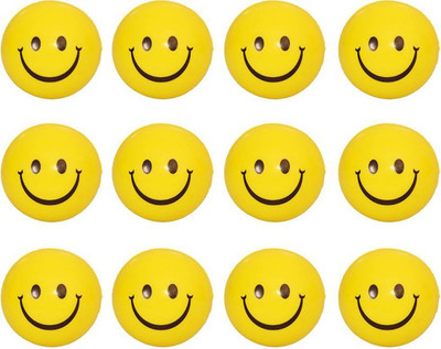 

P17 collection Smiley Balls (12Pics) - 4 cm(Yellow)