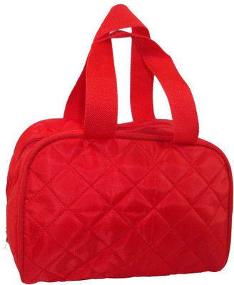 

RK Brands Red Quality Travel Cosmetic Bag Travel Toiletry Kit(Red)