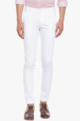 HalogenChinos Skinny Fit Men White Trousers