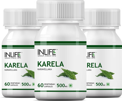 

Inlife INLIFE Karela, 60 Veg Capsules (3-Pack)(180 No)
